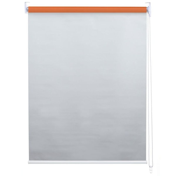Sivuttaisvetoinen pimeäverho aurinkosuojana, 40x160, peittävä oranssi
