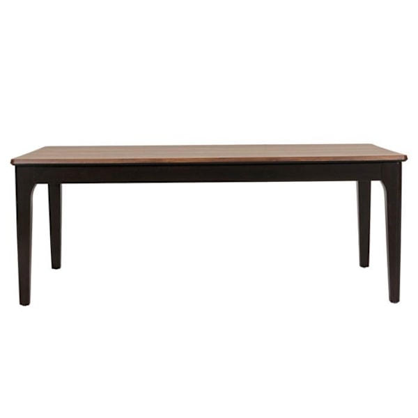 Bistrosohva puusta ja HPL:sta 46 x 120 x 70 cm sheesham-puujäljitelmällä, tummat jalat 04_0008459 kastanj