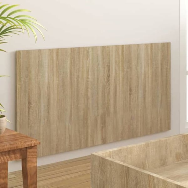 Hovedgærde - Brun - 160x80 cm - MDF Træ - Klassisk Stil - Fugtbestandig kastanj