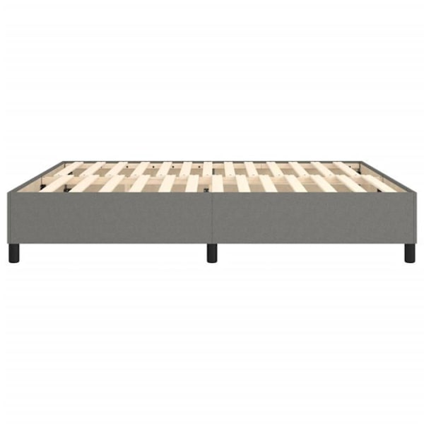 Sängynpohja puuvillakankaalla jalat sängyn runko 180x200 cm tummanharmaa TDL0207120 Mörkgrå