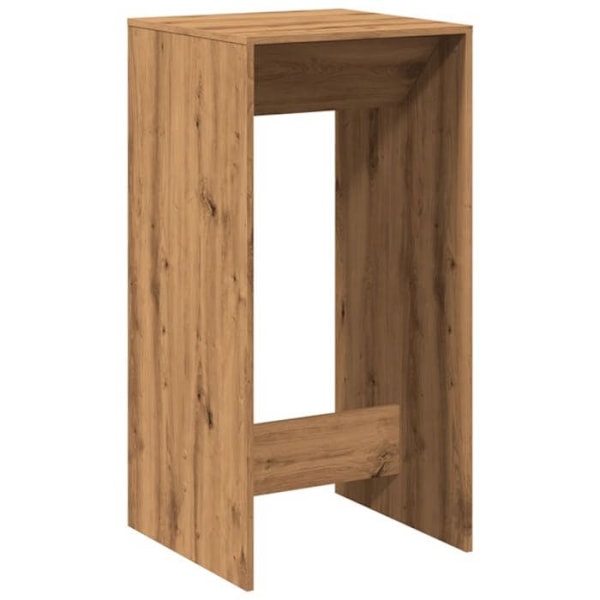 Multifunktionel sidebord højt 51 x 50 x 103,5 cm ingeniørtræ i eg farve DEC036427 kastanj