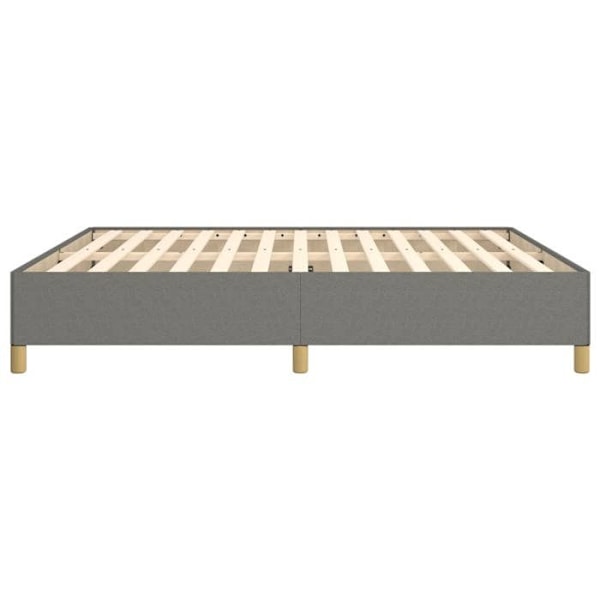 Sommier - TDL - 180x200 cm - Tummanharmaa kangas - 2 paikkaa - Helppo kokoaminen Mörkgrå