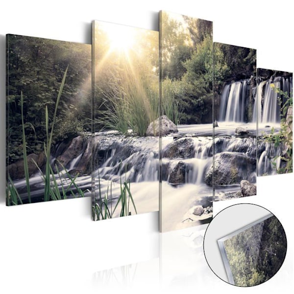 Acrylic glass tableau - Unelmien vesiputous [Lasia] 100 x 50