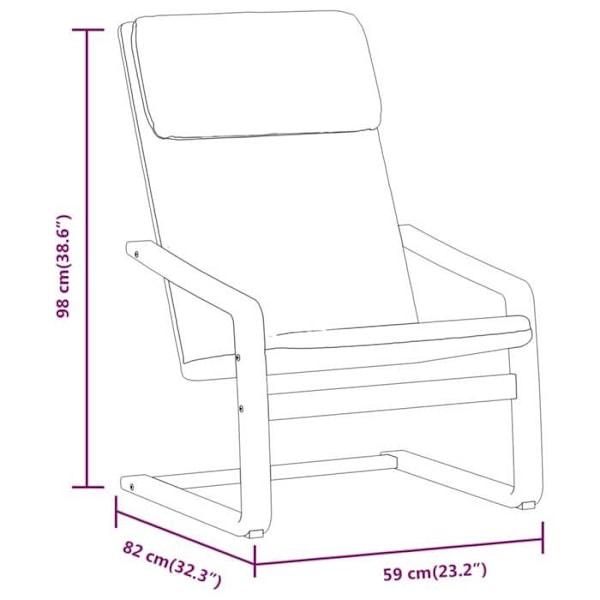 Moderne grå stof lounge stol design sofa DEC026686 Grå