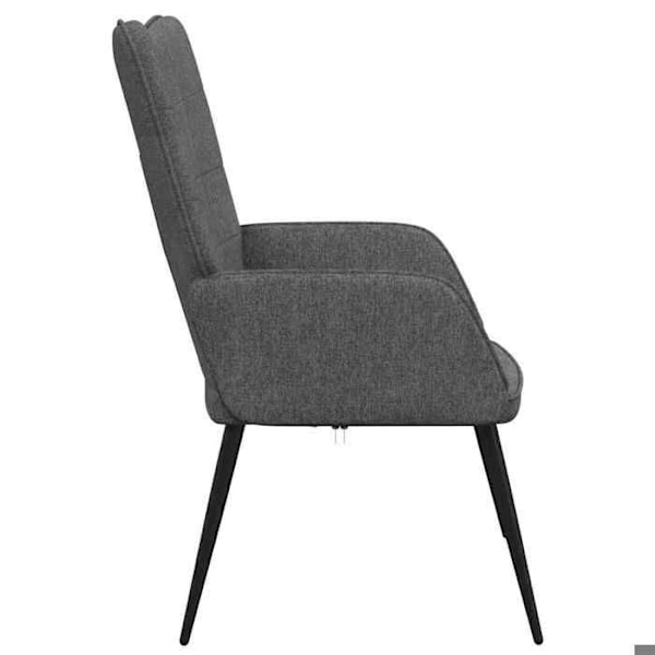 Modern design soffa stol i mörkgrått tyg DEC026692 Grå