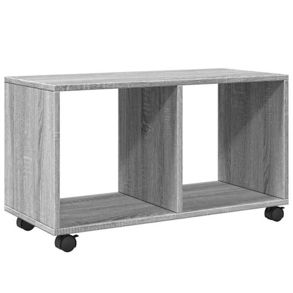 Konsolbord för entré, soffmöbel på hjul 72 x 33 x 42,5 cm, grå ingenjörsträ DEC031381 kastanj