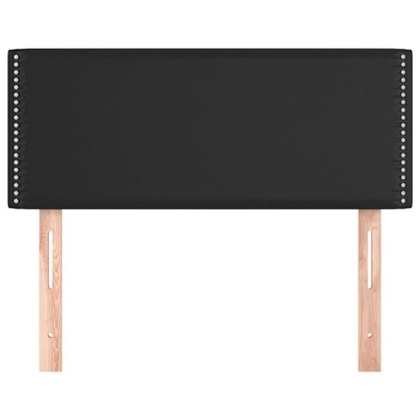 Hovedgavl - Ikke specificeret - 100x5x78/88 cm - Snydebetræk sort - Klassisk stil - Holdbar Svart