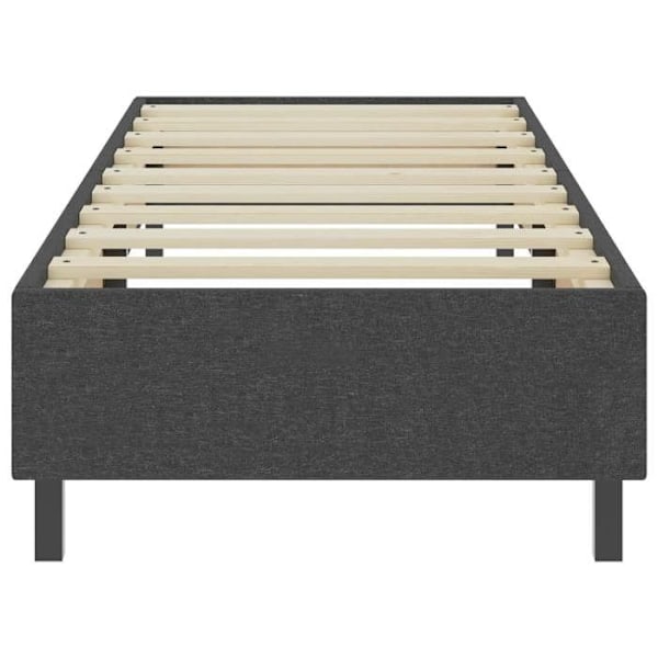 Seng - TDL - 100 x 200 cm - Gråt stof - 1 pladser - Nemmere opsætning Grå