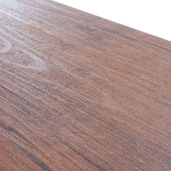 Kontor skrivebord med opbevaringsskuffe 98 ved 114 ved 60 MDF brun