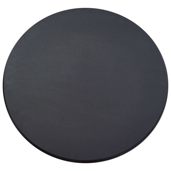 Multifunktionel borde, høj bord 60 x 107,5 cm MDF sort og pulverlakeret stål DEC036490 Svart