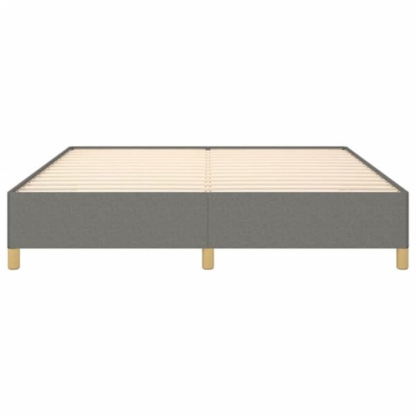 Sommier - TDL - 180x200 cm - Tummanharmaa kangas - 2 paikkaa - Helppo kokoaminen Mörkgrå