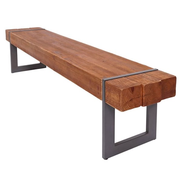 Rustikkinen massiivinen mäntyruokapöytä 160 cm 04_0005841 kastanj