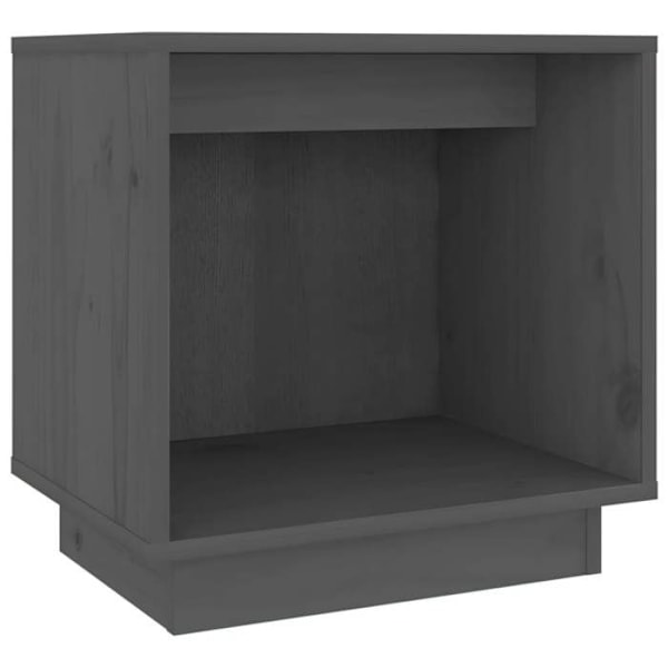 Yöpöytä avotilalla 40 x 30 x 40 cm harmaata mäntyä DEC033941 kastanj