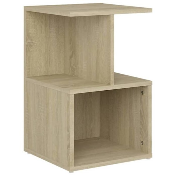 Natskab med rum og hylde 35 x 35 x 55 cm, ingeniørtræ farve eg DEC033809 kastanj