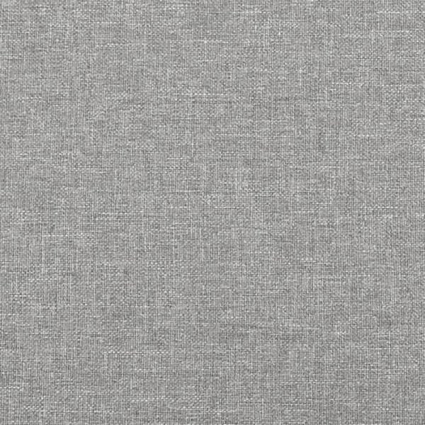 Hovedgærde til seng, soveværelse, møbel 80 x 5 x 78/88 cm, lys grå stof TDL0203220 Grå