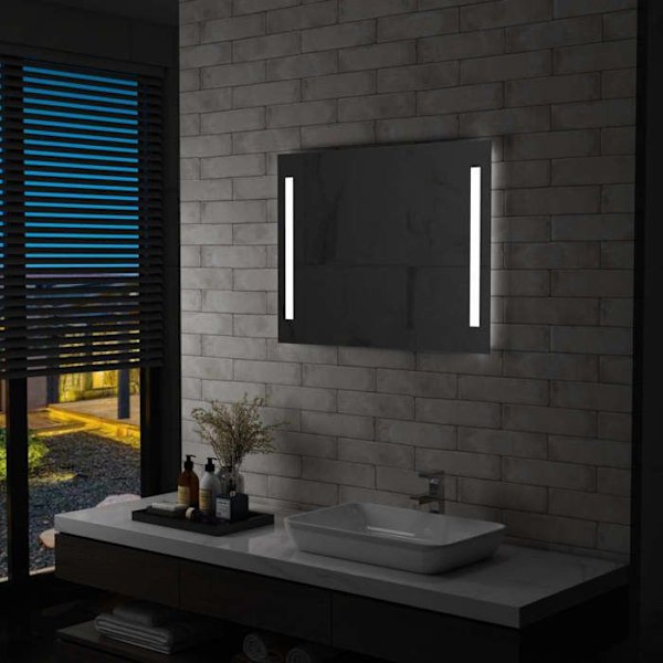 LED väggspegel för badrum 80 x 60 cm DEC022587