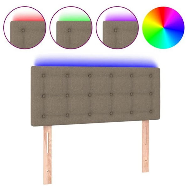 Hovedgærde - TDL - TDL0200432 - LED - Taupe - 100 x 5 x 78/88 cm Mol