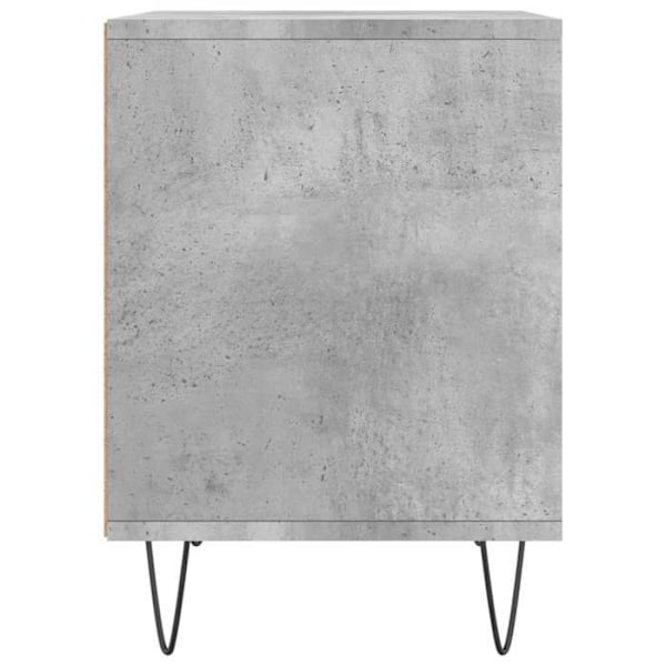 2 kpl yöpöytiä avoimella osastolla 40 x 35 x 50 cm harmaa Marksman-puu ja metalli DEC035369 kastanj