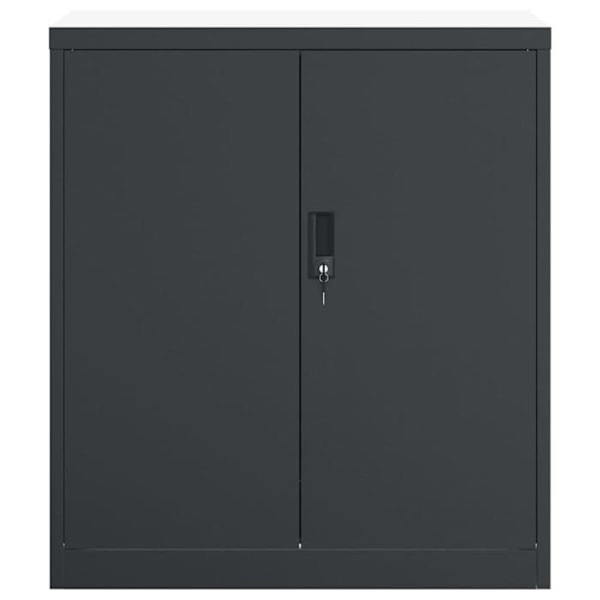 Caissons à tiroirs meuble de bureau portes verrouillables 79 x 40 x 90 cm i antracit stål DEC024502 Guld