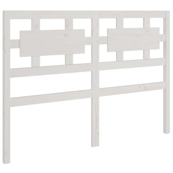 Sänggavel - Inte specificerat - 185,5 x 4 x 100 cm - Massivt trä - Vit färg - Modern design Vit