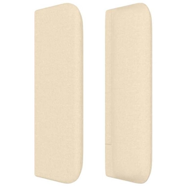 Hovedgærde - Creme - 93x16x78/88 cm - Klassisk - Holdbar - Højdejusterbar Grädde