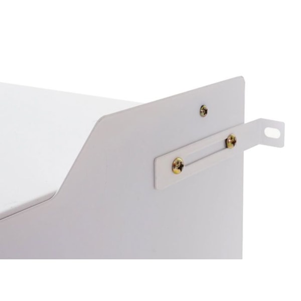 Lavemaskinebænk med skuffe 33 x 61 x 62 cm hvid 04_0007837 Vit