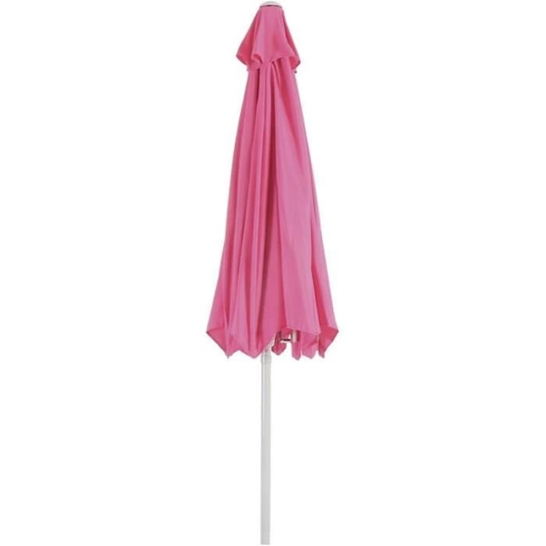 Trädgårdsparasol - Ej specificerad - Ø 2,7m - Lutande - Polyester/Aluminium - 5kg - Rosa Rosa