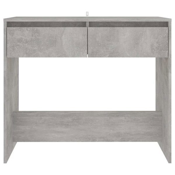 Moderni sisäänkäynnin konsolipöytä laatikoilla 89 x 41 x 76,5 cm harmaata tekopuu DEC032018 kastanj