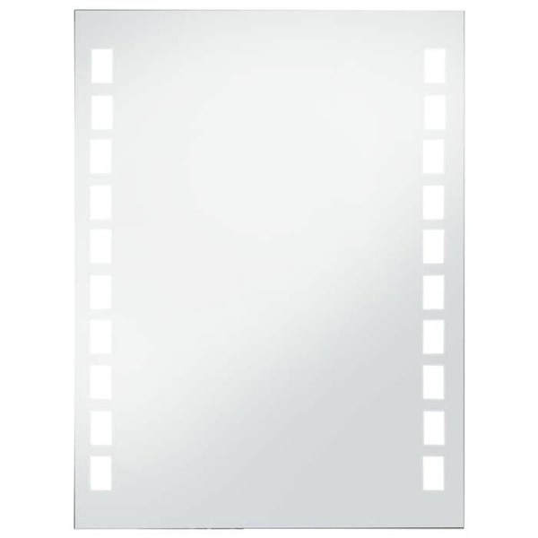 Väggspegel med LED för badrum 60 x 80 cm DEC022578