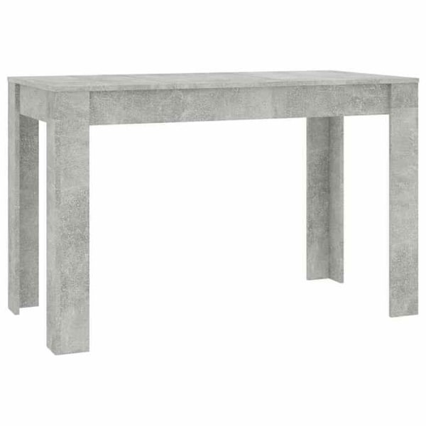 Moderni ruokapöytä 120 x 60 x 76 cm harmaasta insinööripuusta DEC036865 kastanj