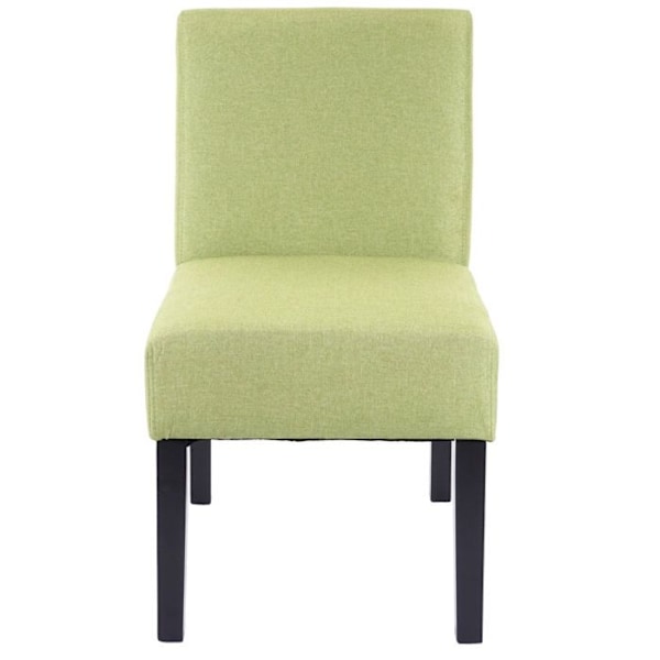 Sæt med 2 spiseborde i grøn stof, ben i træ, enkelt design, ekstra lang sæde 04_0000396 kastanj