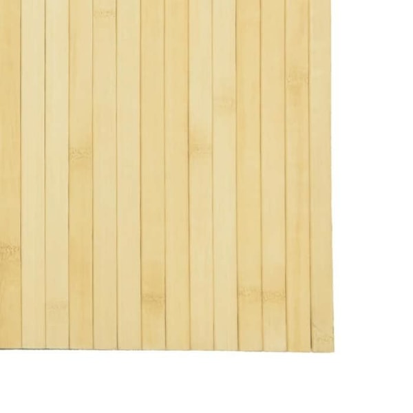 Paravent separátor för rum vägg 165 x 600 cm bambu beige DEC031159 Beige