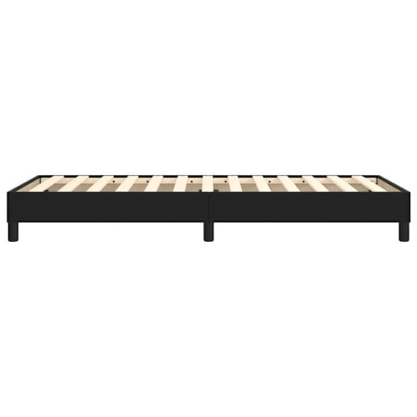 Sängram - Syntetisk - 100x200 cm - 1 plats - Kontemporär design - Kappsäng Svart