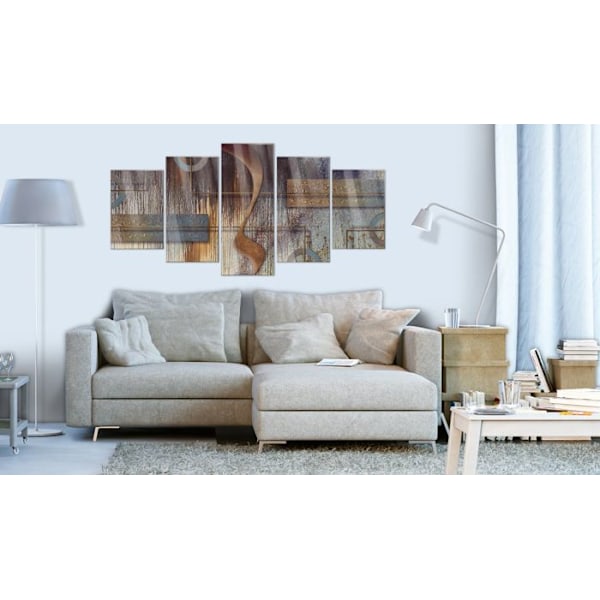 'Tavle på akrylglas - Orientalsk Komposition [Glas] 100 x 50'
