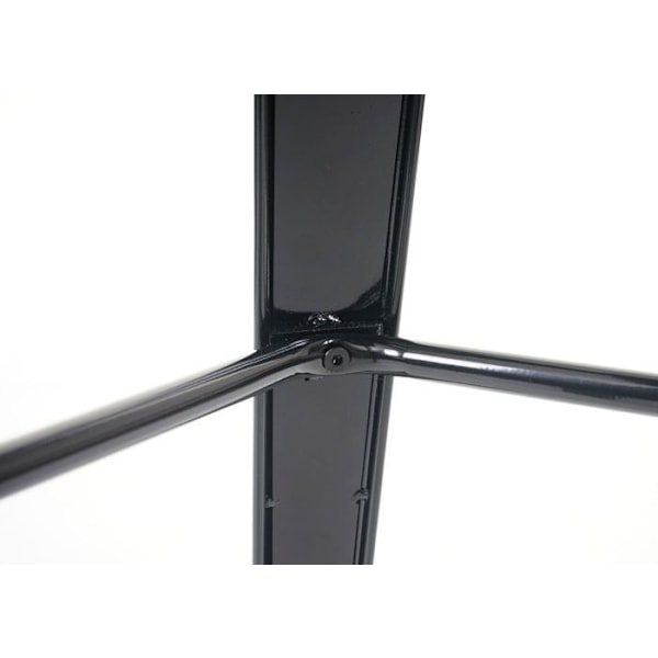 Høj bar bistrobord i industridesign i metal 107x60x60cm sort 04_0005123 kastanj
