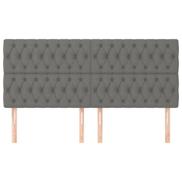 Hovedgavl - Ikke specificeret - 100x7x78/88 cm - Mørkegrå - Klassisk - Højdejusterbar Mörkgrå