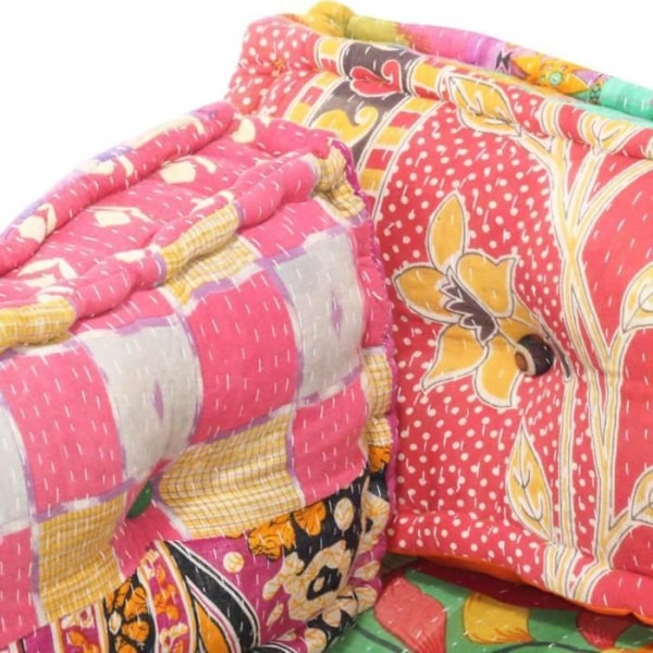 Couch cushion-paletten 100 % bomuld multicolor patchwork 120 x 80 x 39 cm DEC021318