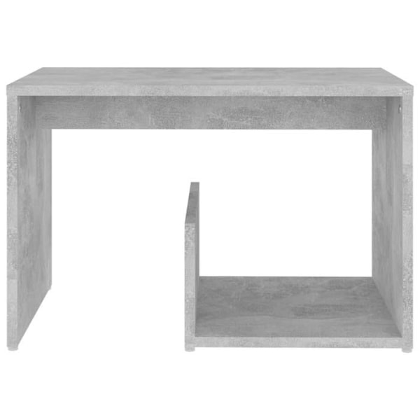 Bordplade til sofa 59 x 36 x 38 cm i grå spånplade DEC032460 Grå
