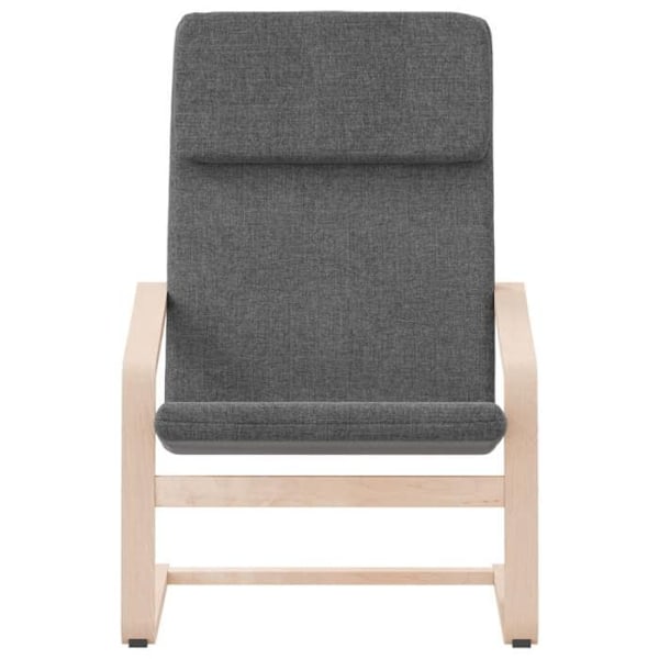 Moderne grå stof lounge stol design sofa DEC026686 Grå