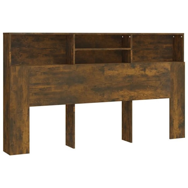 Hovedgærde - MDF - 180x19x103,5 cm - Brun - Moderne - Inkluderet opbevaring kastanj