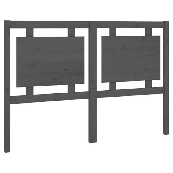 Hovedgærde - Konstruktionsmateriale - 145,5x4x100 cm - Farve grå - Moderne design - Rustic charme Grå