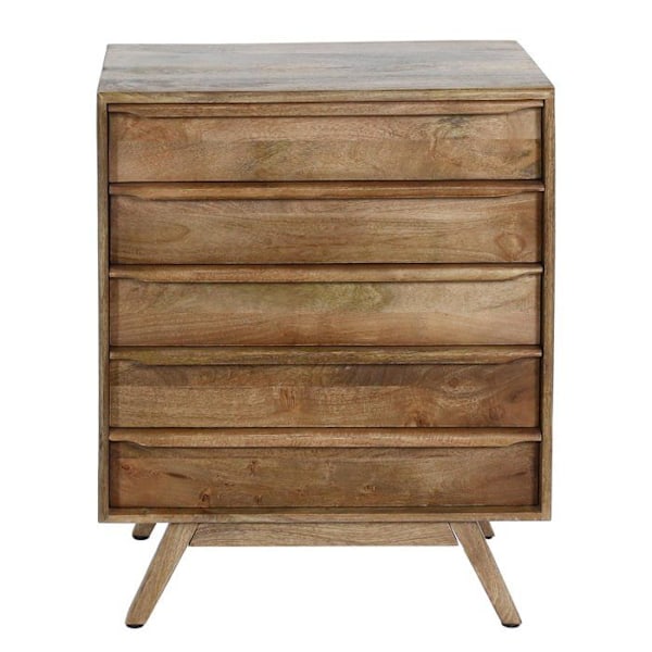 Buffetkommode med 5 skuffer i mango træ 81 x 65 x 43 cm 04_0005977 kastanj