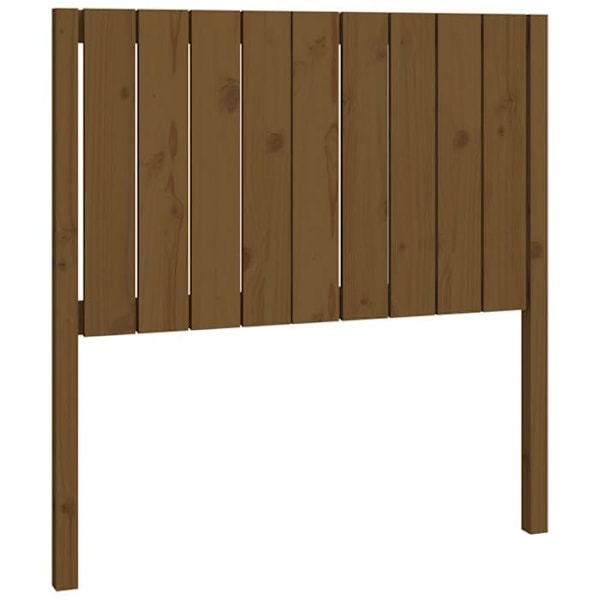 Hovedgærde til seng, soveværelse, møbel 95,5 x 4 x 100 cm, massiv træ, lys brun TDL0202821