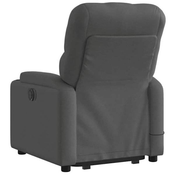 Lænestol til afslapning med massagefunktion, elfunktion, gråt stof DEC026938 Grå