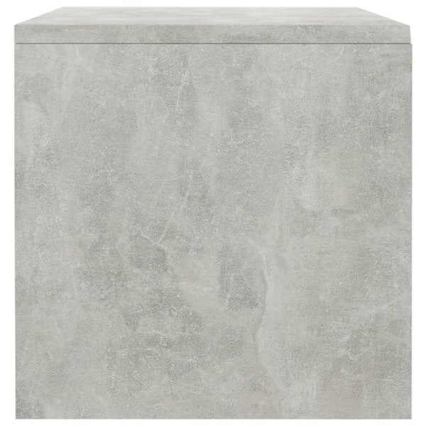 Sæt af 2 natborde med åbent rum 40 x 30 x 30 cm ingeniørtræ grå DEC035346 kastanj
