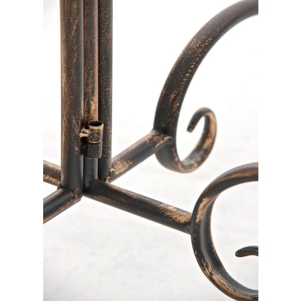 Balkong trädgårdsbord design rustik höjd 69 cm i bronsmetall 10_0003051 Brons