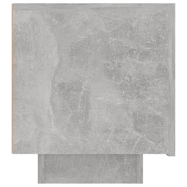 Sängbord med förvaringsfack och dörrar 100 x 35 x 40 cm grå ingenjörsträ DEC033964 kastanj