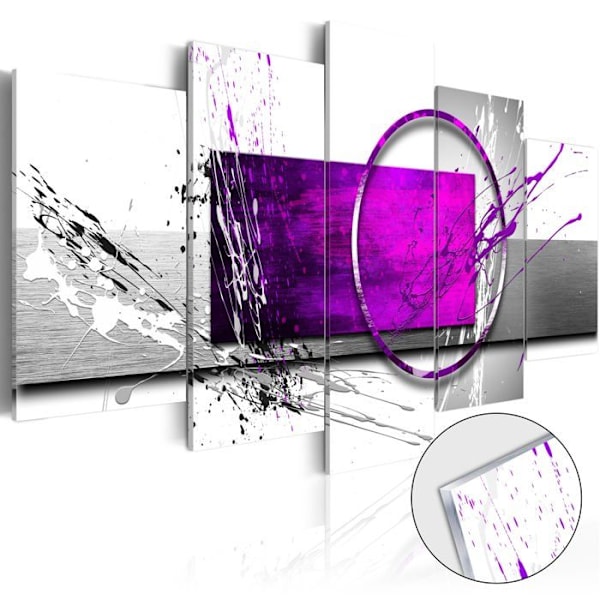 Tavle på akrylglas - Violet E ved tryk [Glas] 200 x 100