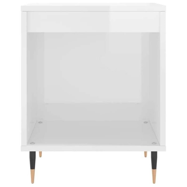 Natskab med åben rum 40 x 35 x 50 cm hvidt ingeniørtræ og metal DEC033469 Vit