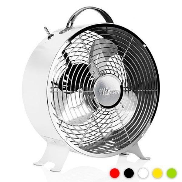 Tuulettaja - Tristar - Retro Metalli - 20W - 2 nopeutta - 25 cm halkaisija Vit